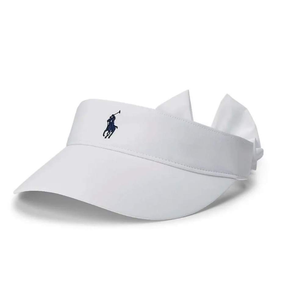 Ralph Lauren Polo Golf Ribbon Visor White. NEW